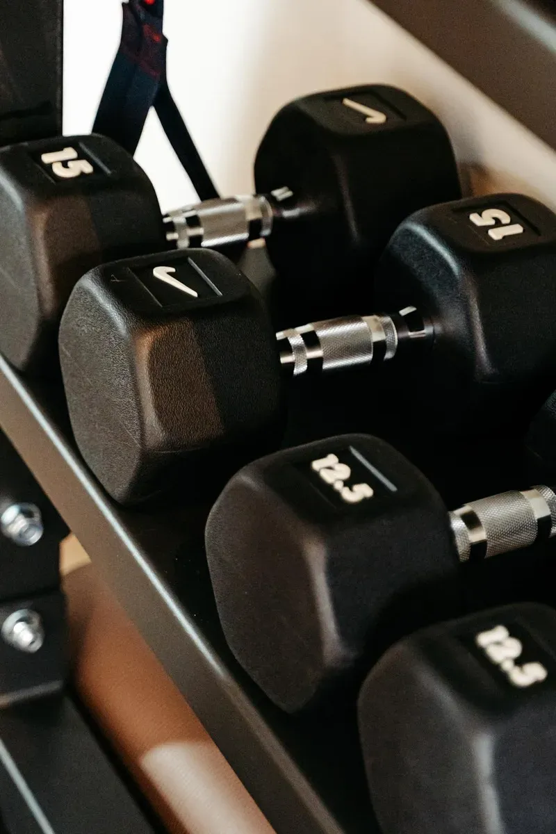 Nike hex dumbbells